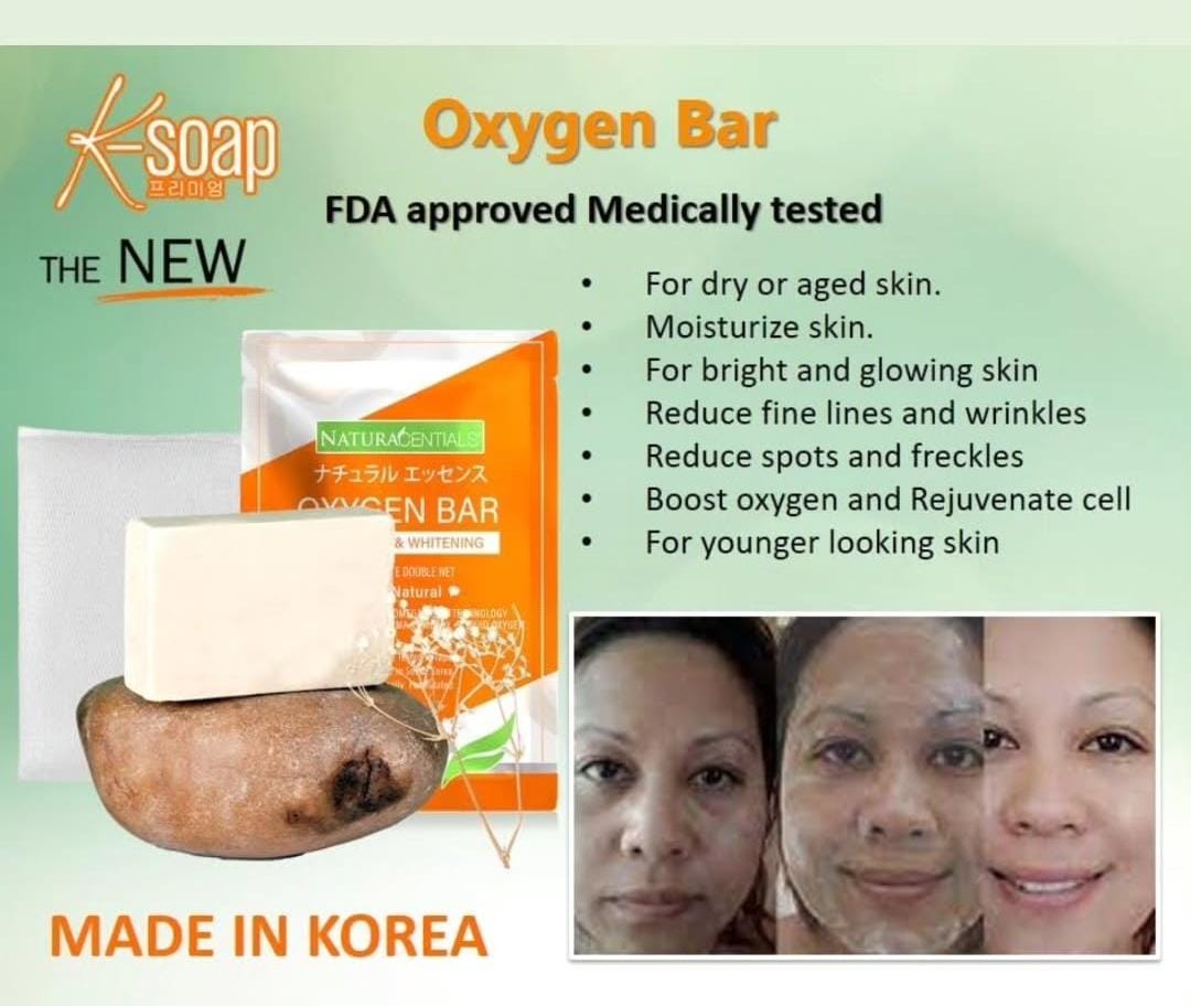 Anti-Aging Oxygen Soap Bar - Korean Soap